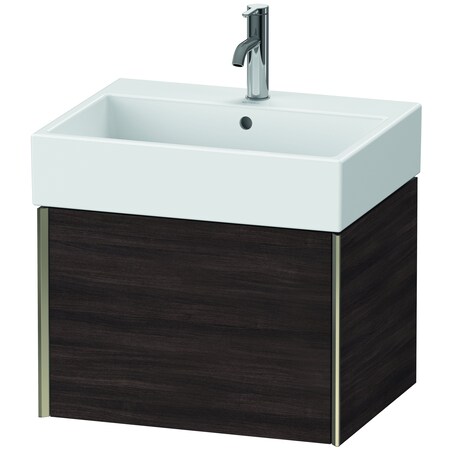 Xviu Wall-Mounted Vanity Unit Chestnut Dark